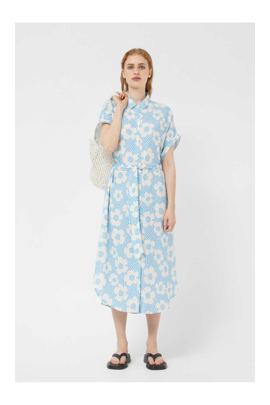 Flower Box Midi Dress