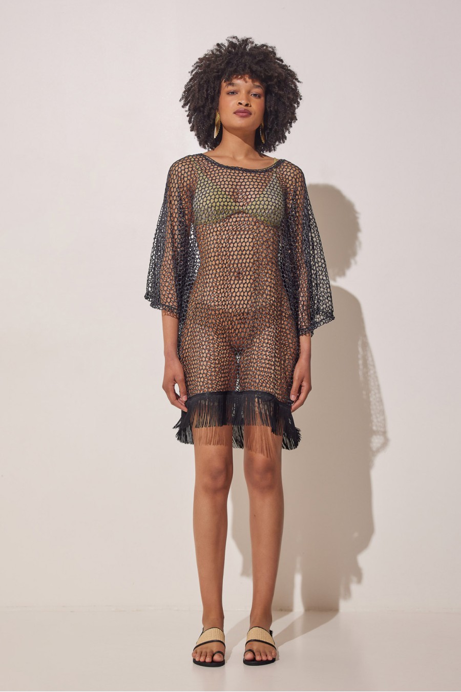 Sonder Fishnet Tunic Dress...