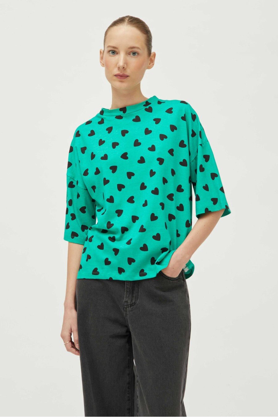 Green Hearts T-Shirt