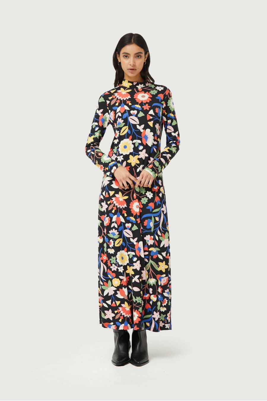 Large Floral Maxi Dress