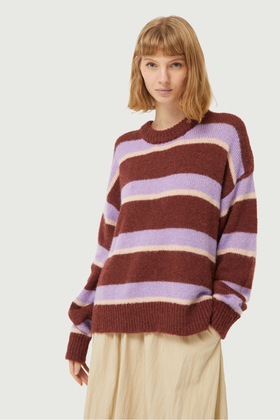 Brown Knit Sweater