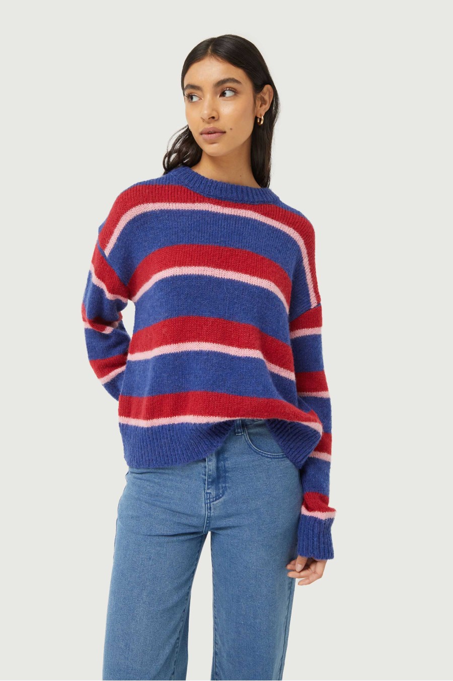 Blue Knit Sweater