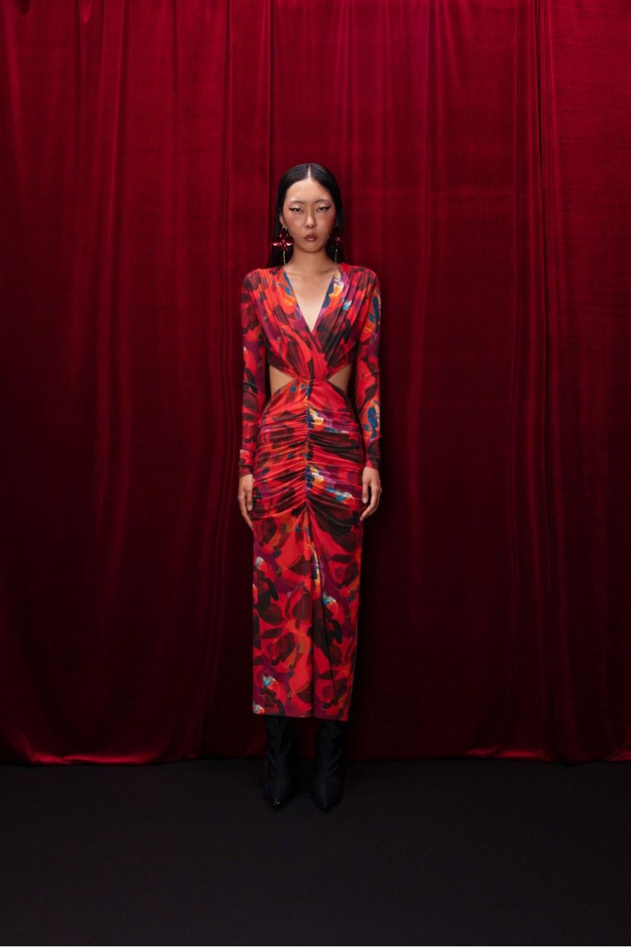 Utopia Red Print Dress