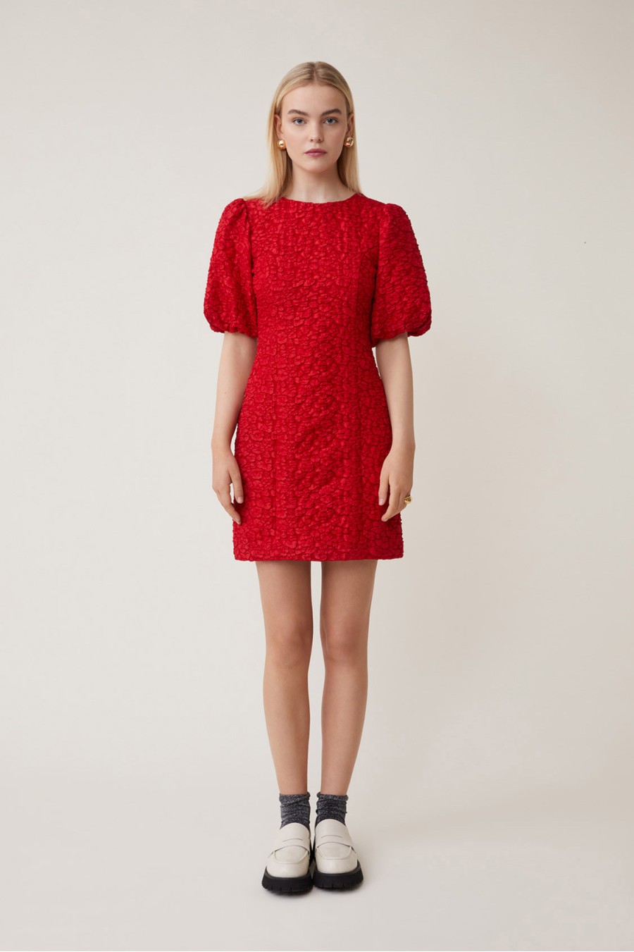 Clodie Jacquard Mini Dress