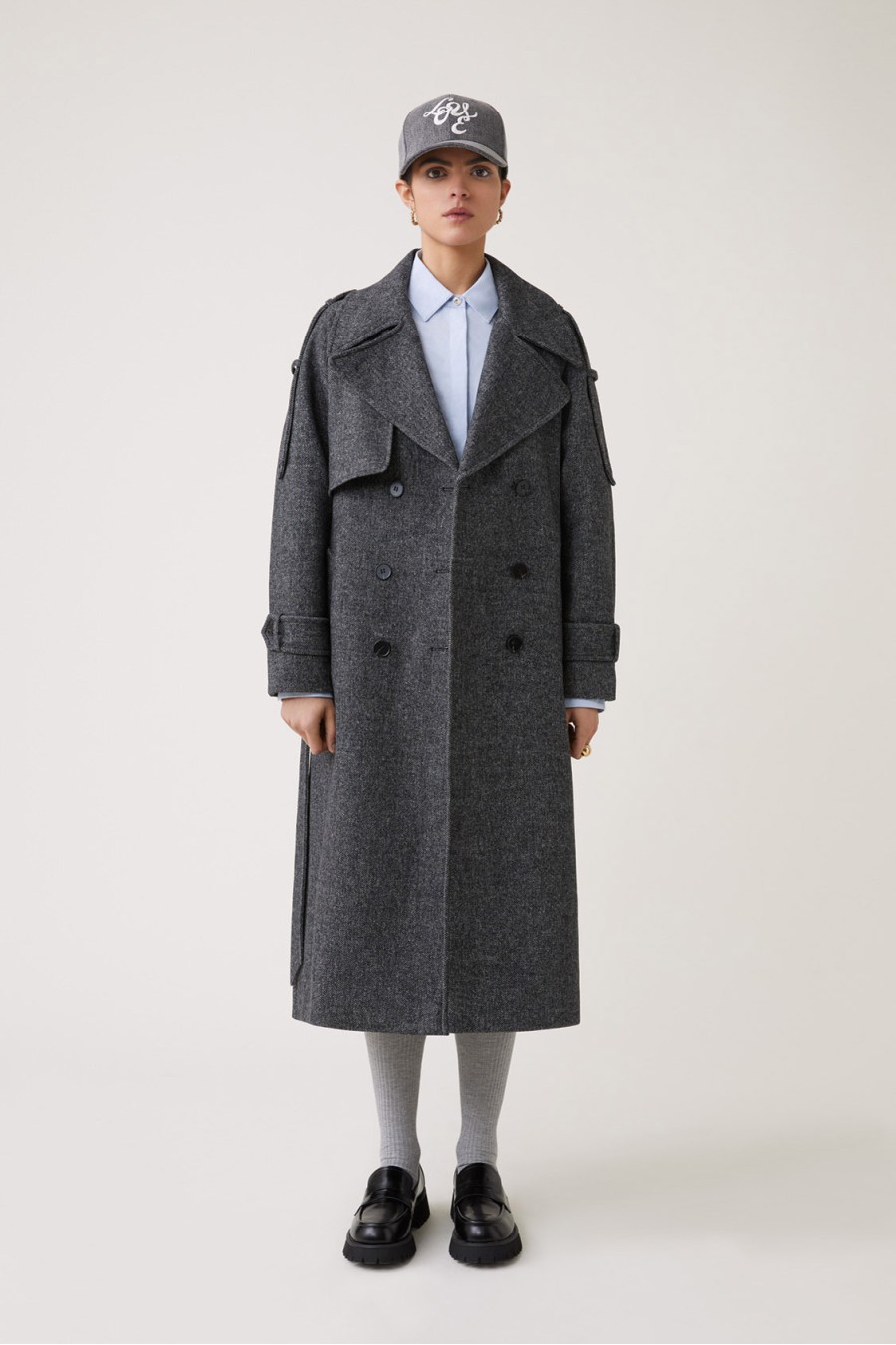 Emo Wool Trench Coat