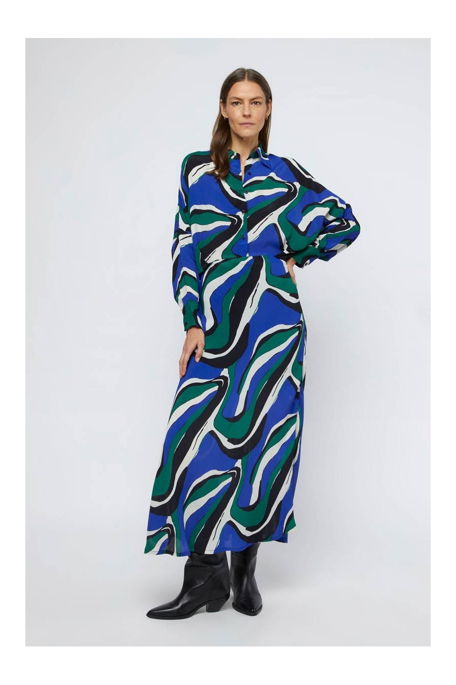 Niger Print Maxi Dress