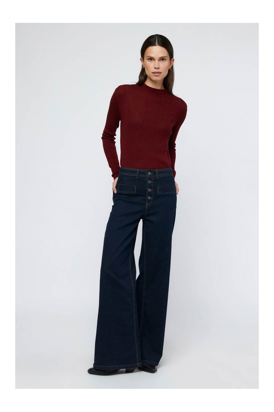 Stretch Denim Trousers