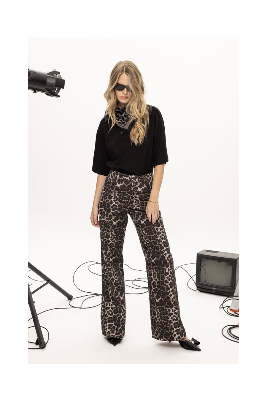 Savannah Leopard Jeans