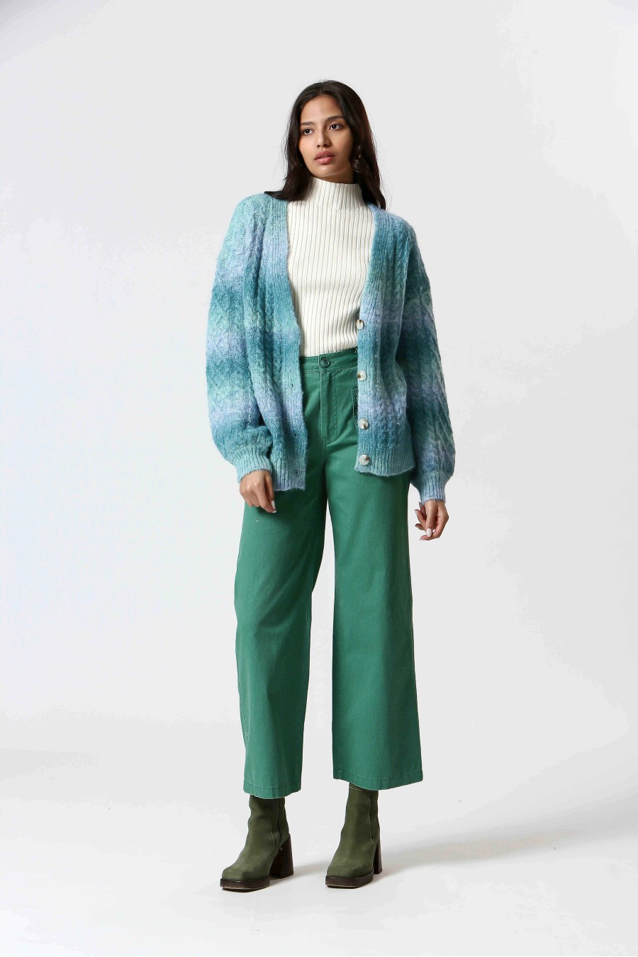 Aqua Multicoloured Knit...