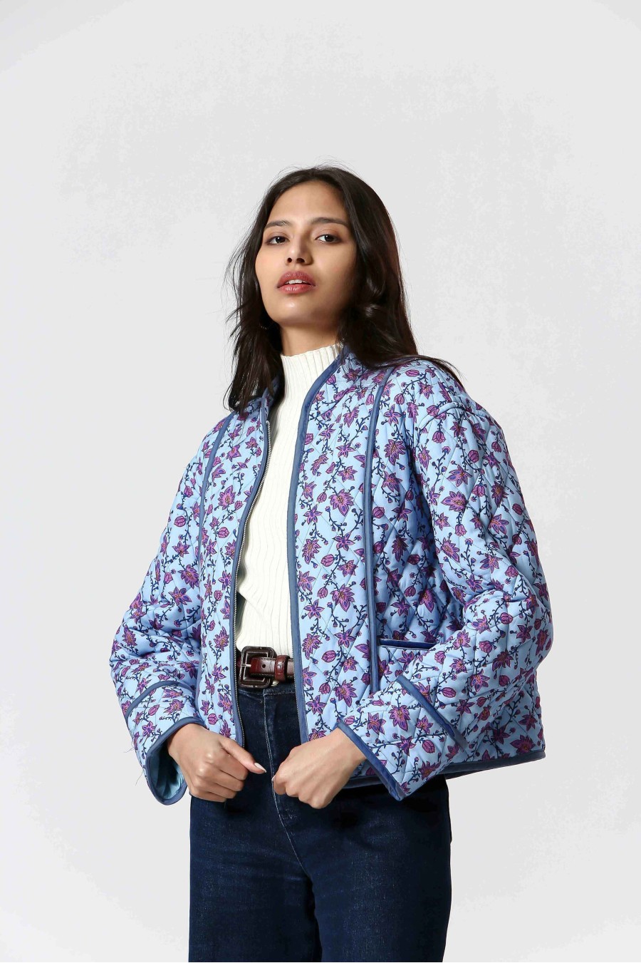 Floral Quilt Jacket