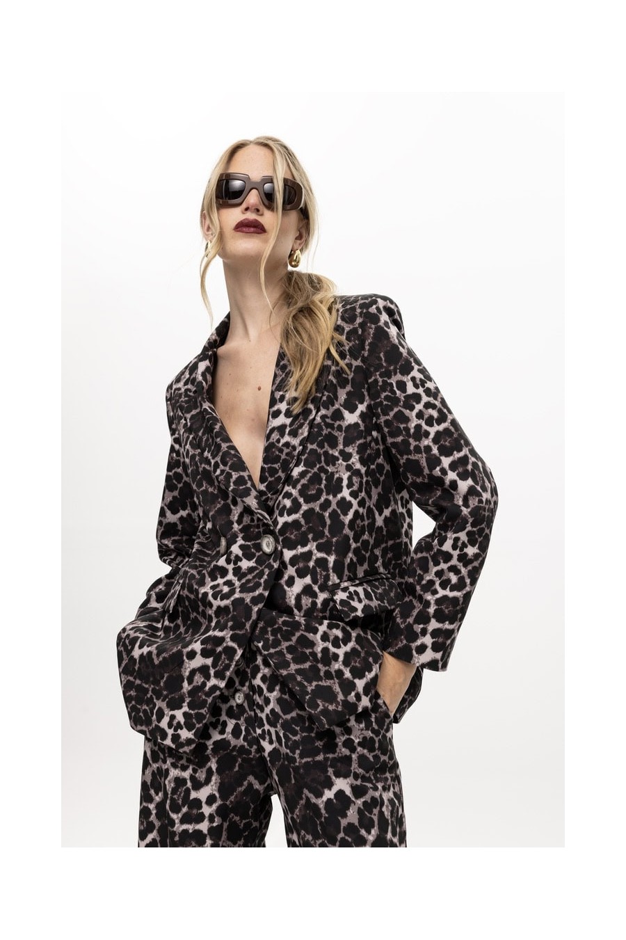 Rullar Leopard Blazer