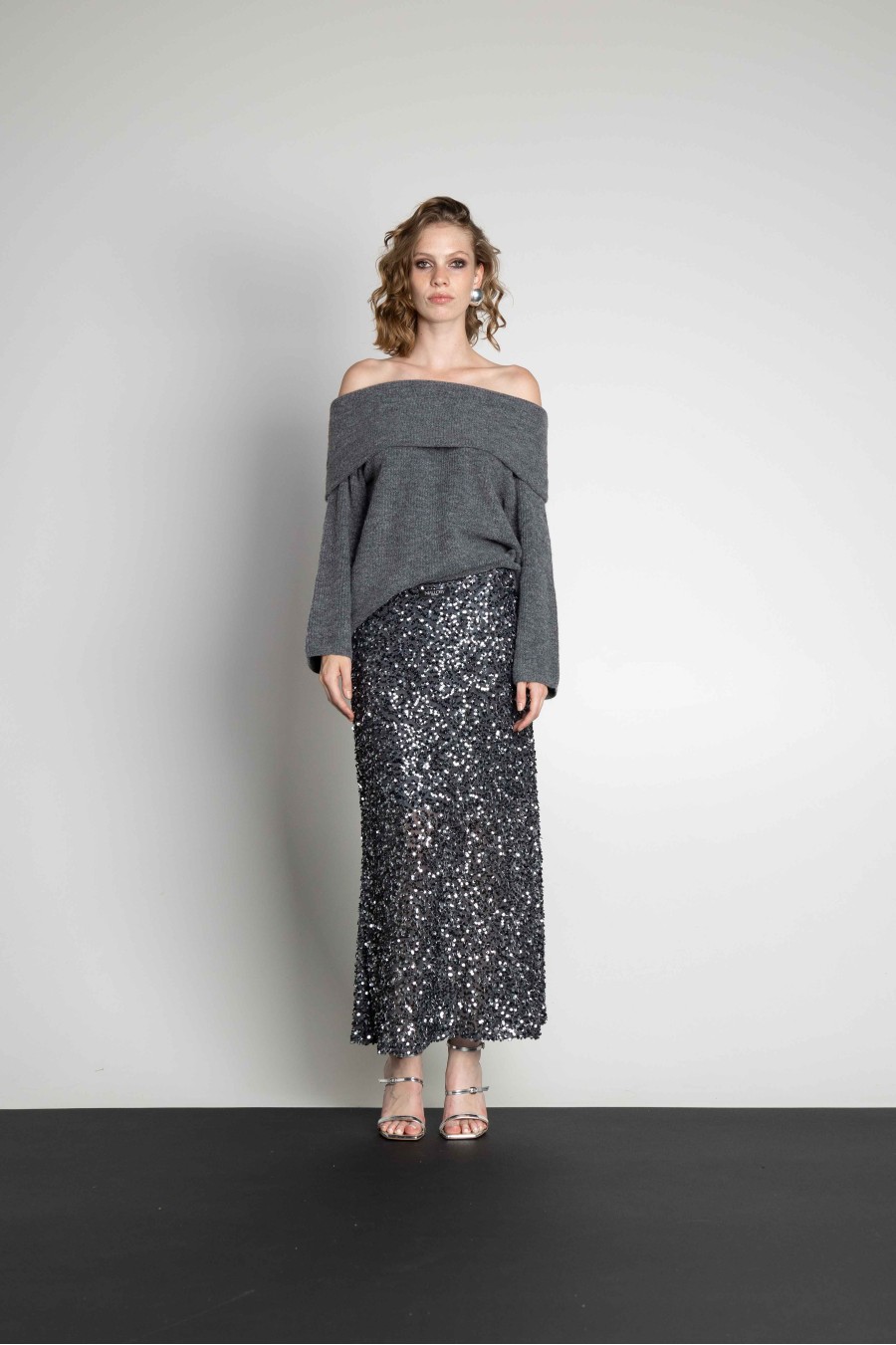 Celestial Grey Skirt