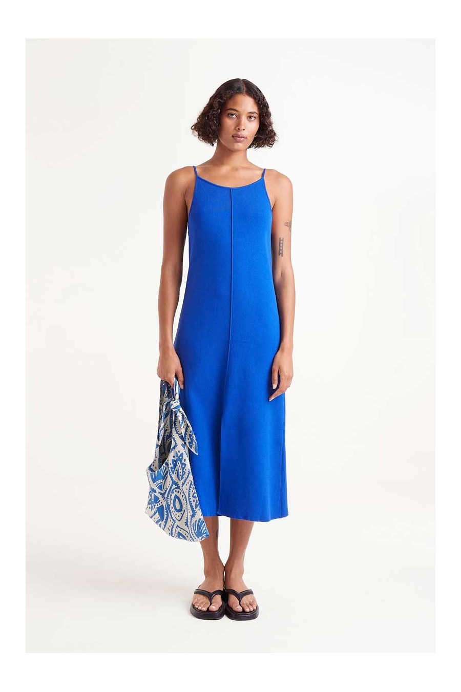 Blue Midi Dress