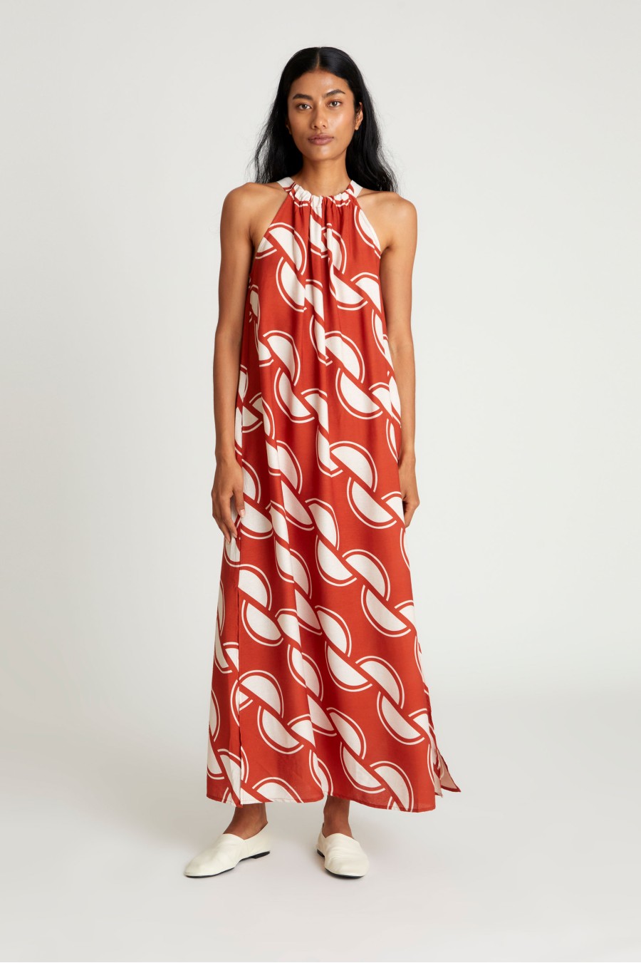 Coco Geometric Print Maxi...