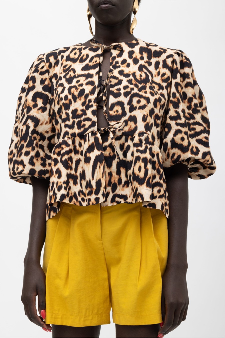 Asante Leopard Print Top