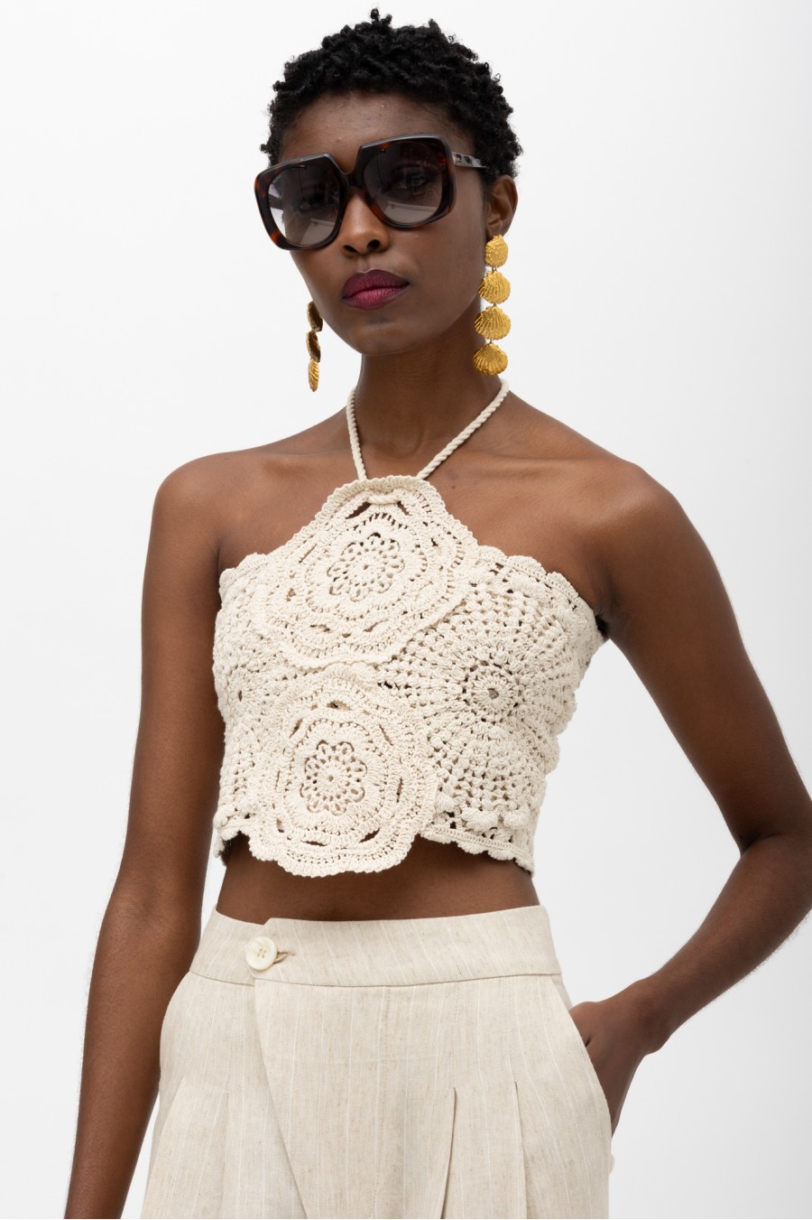 Amani Beige Top