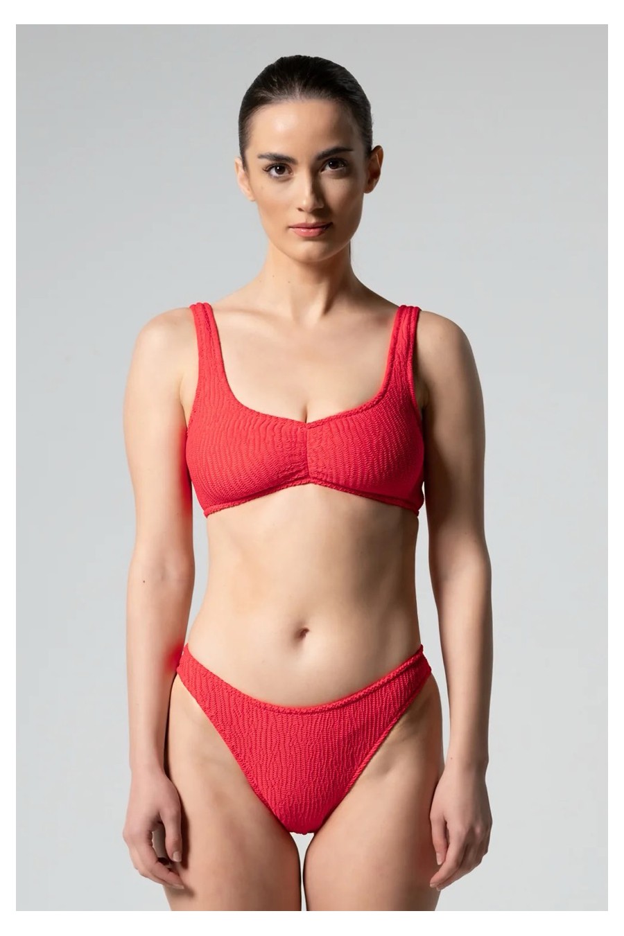 Silia Red Crinkle