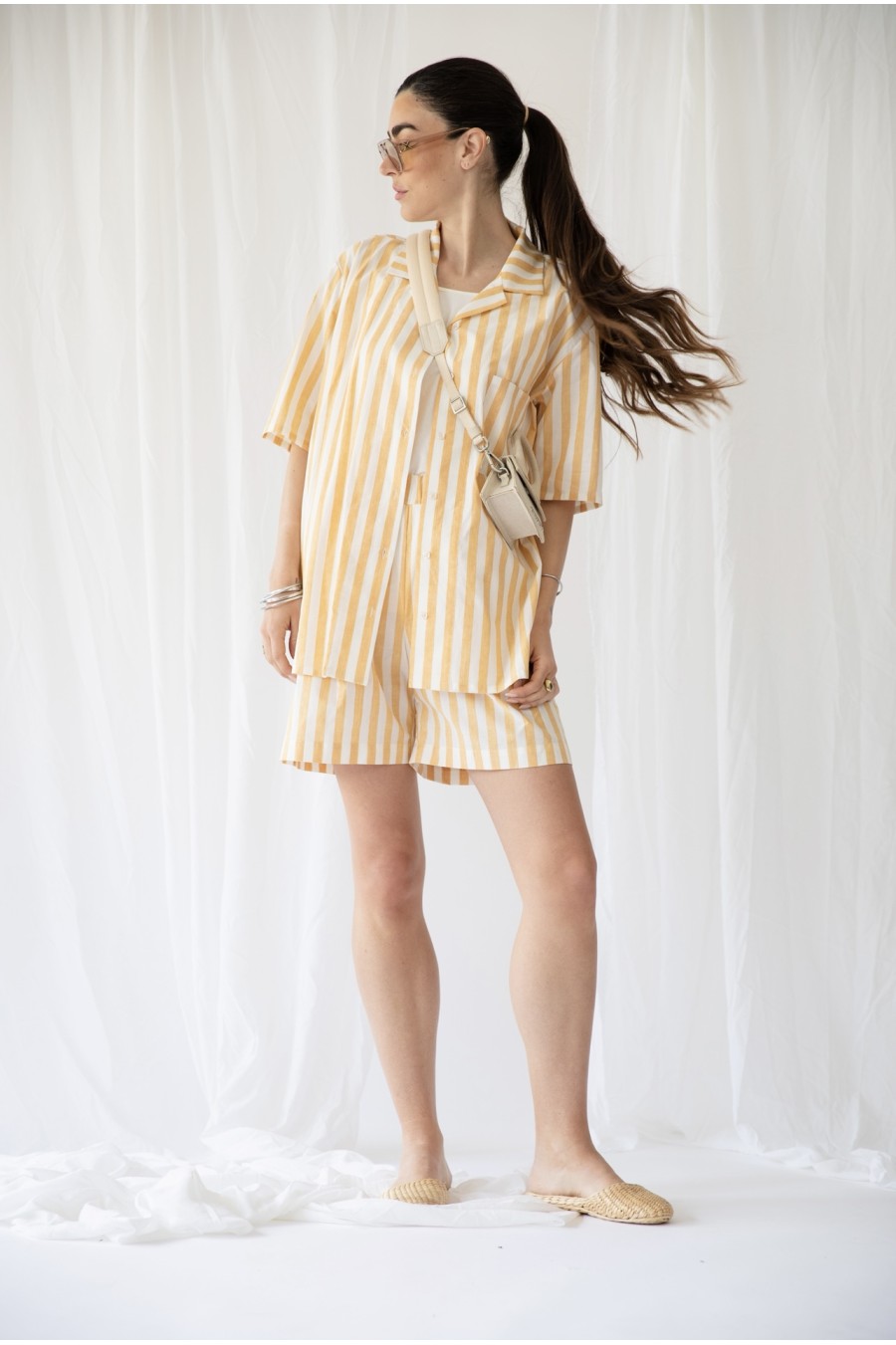 Sunny Unisex Shorts Striped...