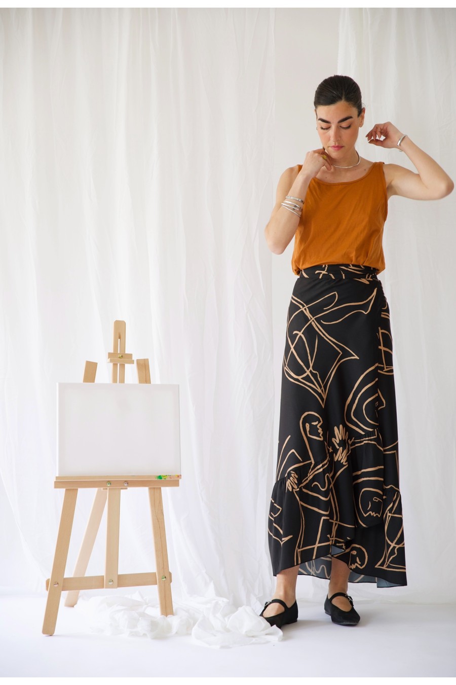 Juno Tank Top Sun-Tan