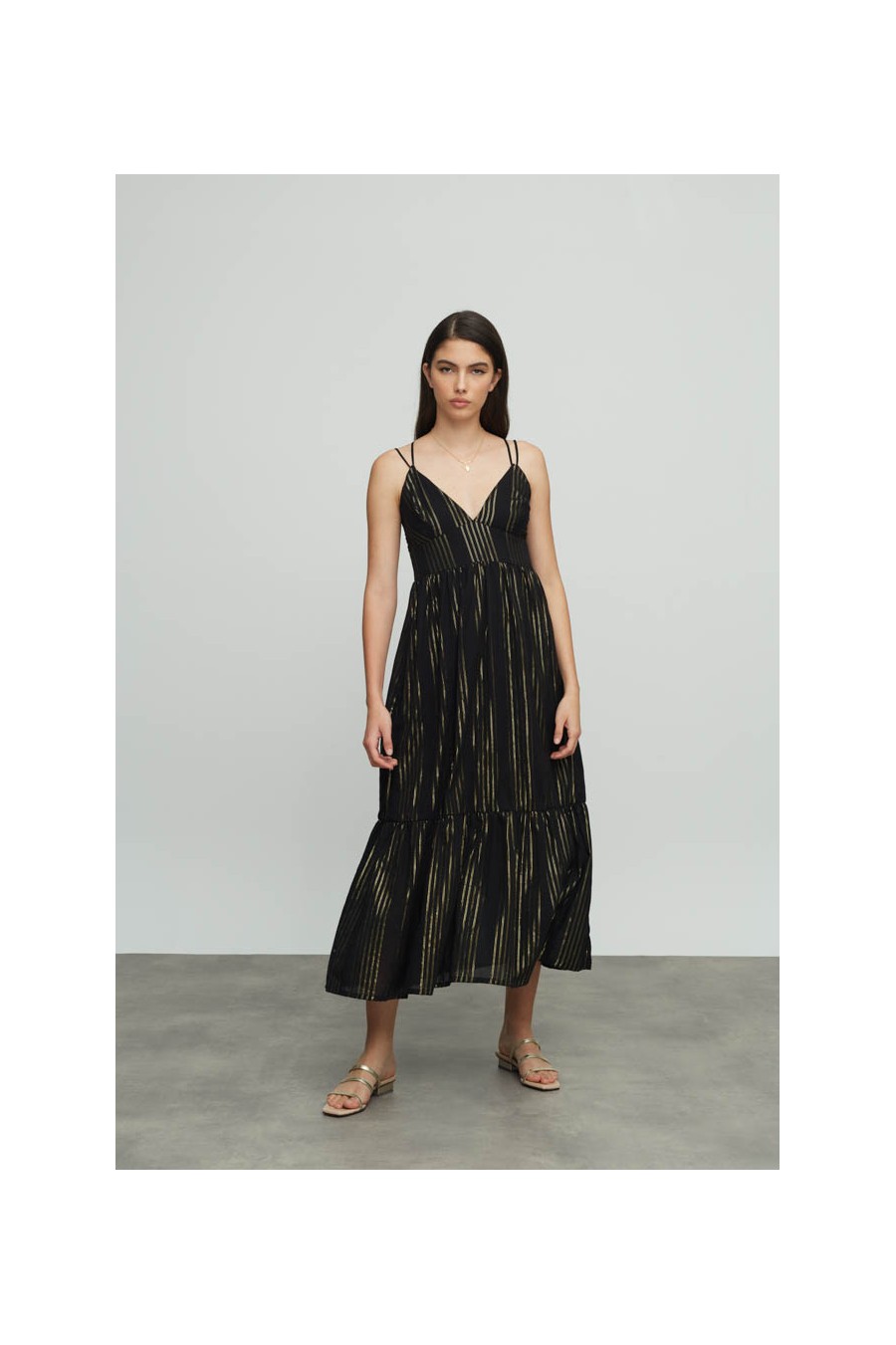 Sagiso Long Dress Black