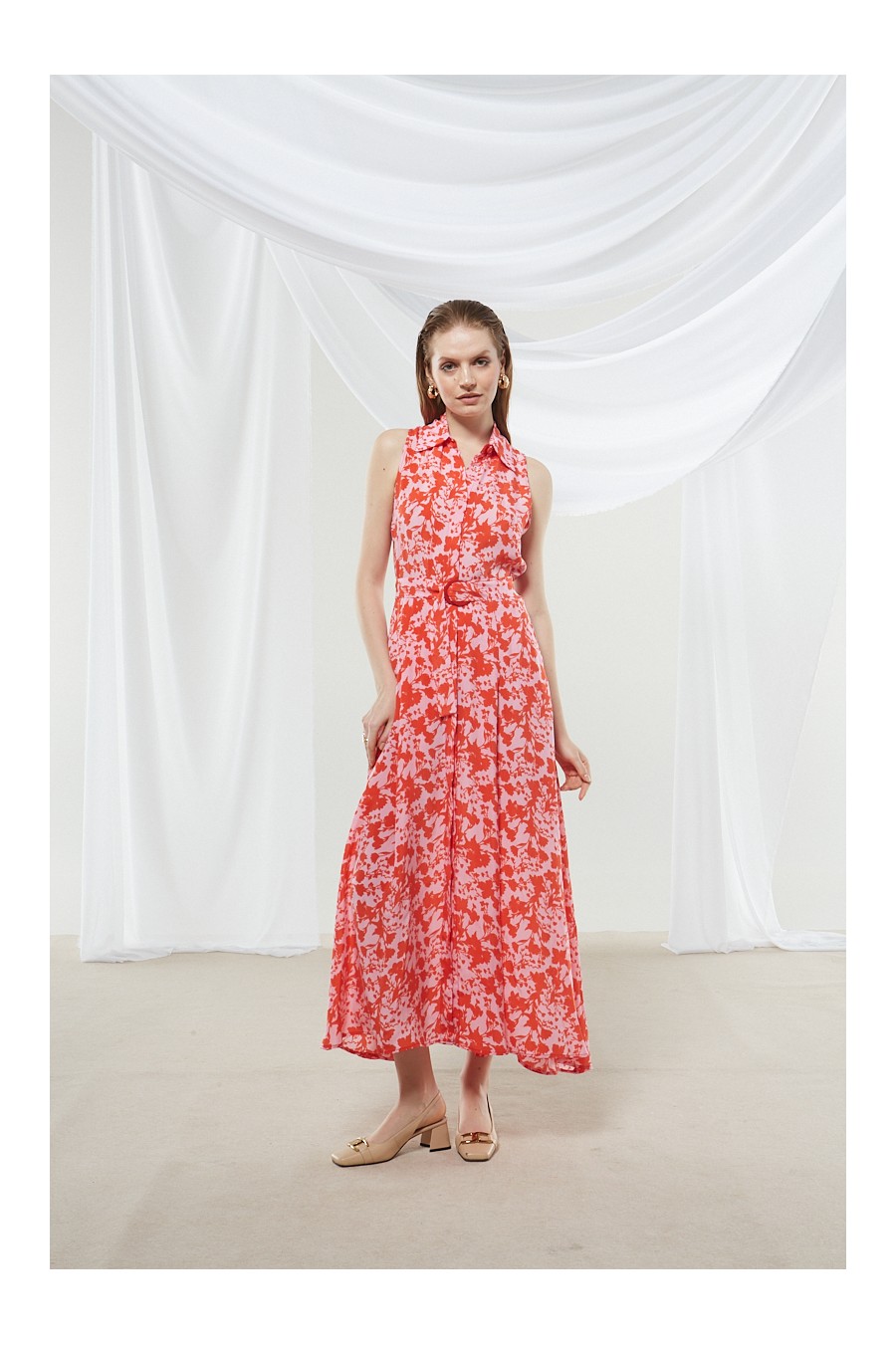 Dahlia Cupro Printed...