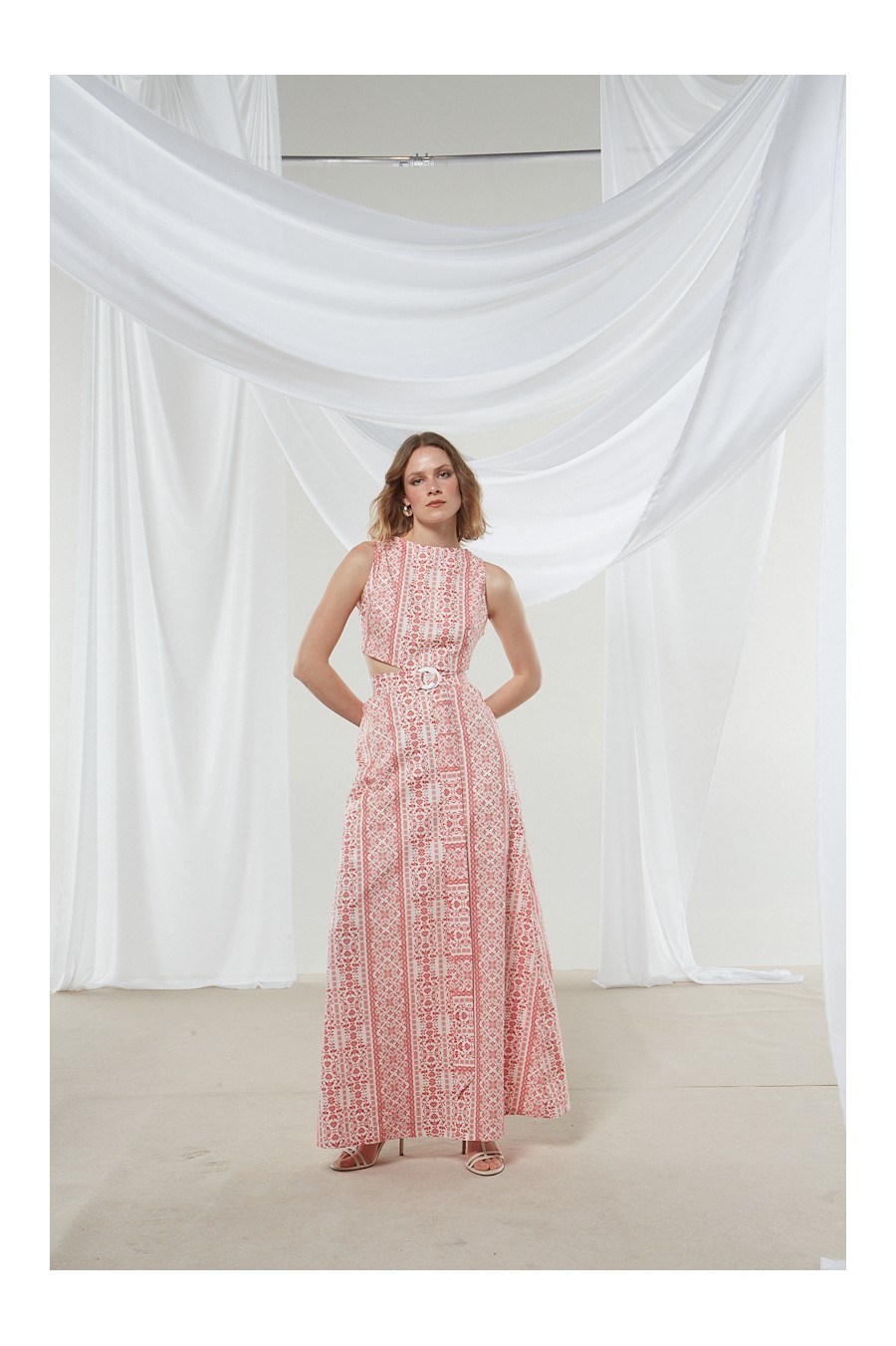 Daisy Cotton Cut Out Dress