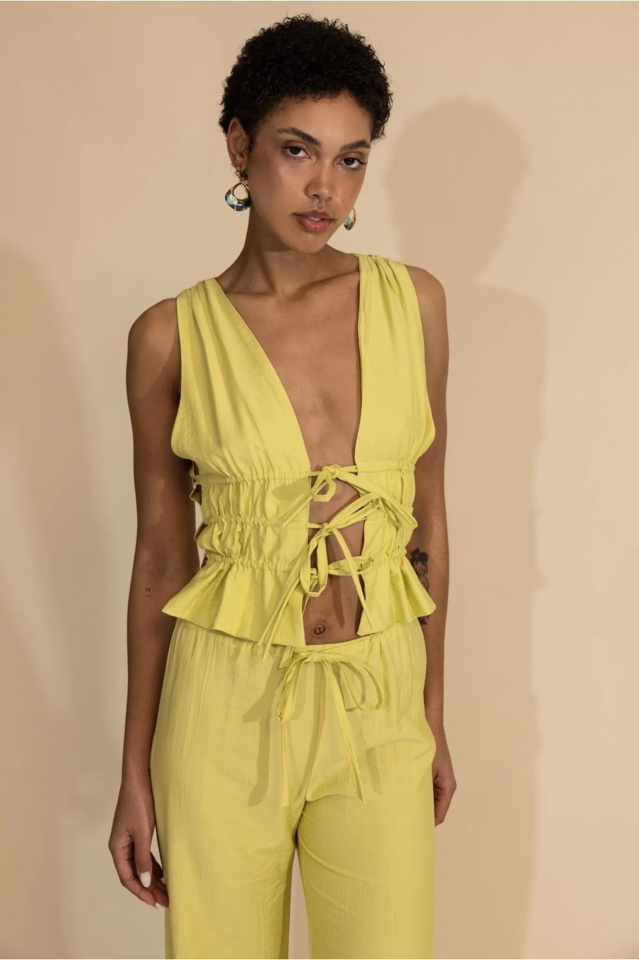 Amaia Lime Top