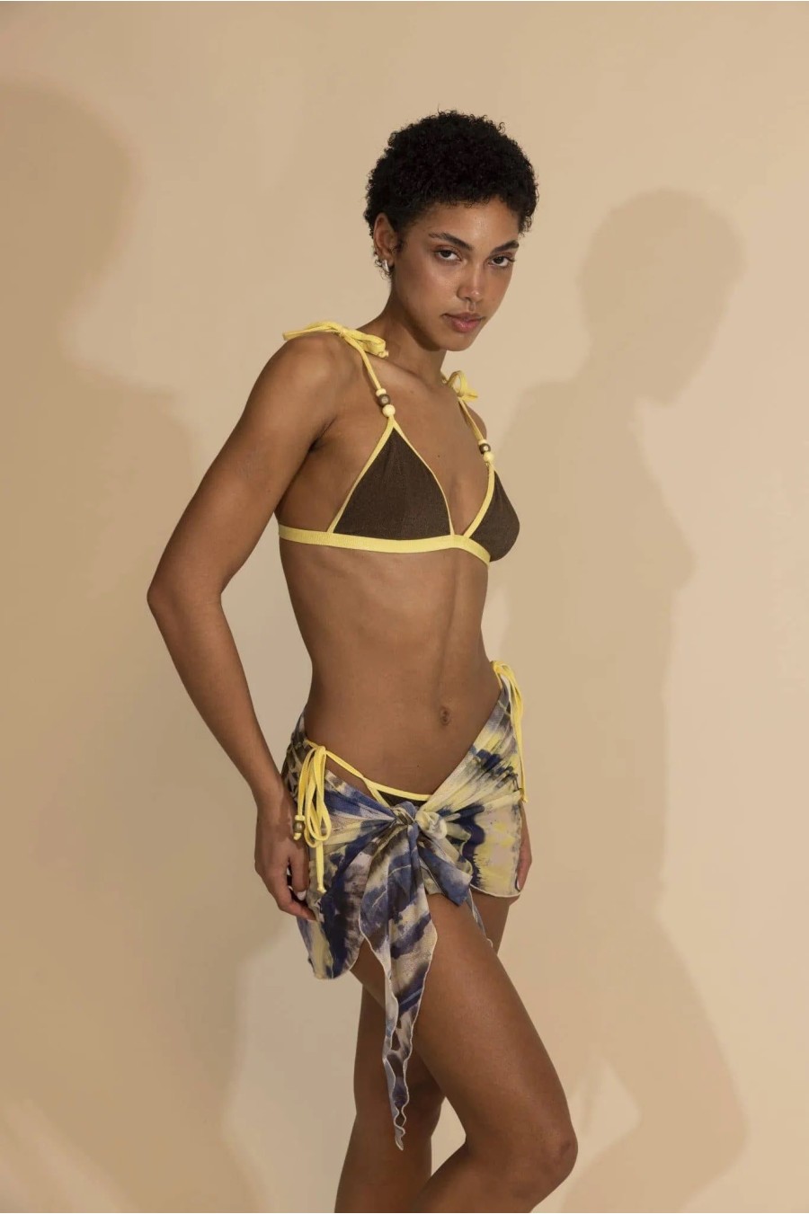 Luna Blue/Yellow Pareo