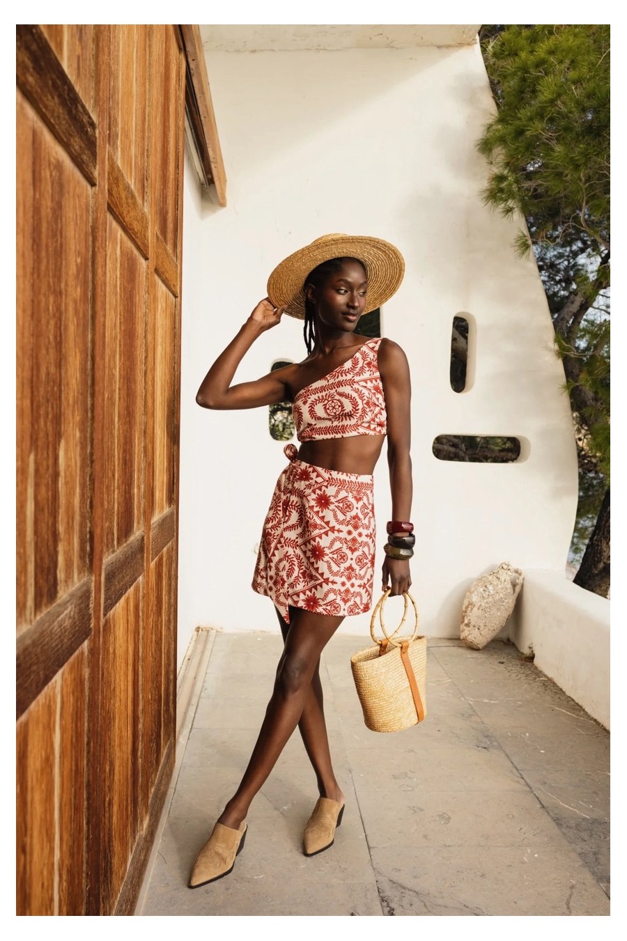 Emmelia Wrap Mini Skirt