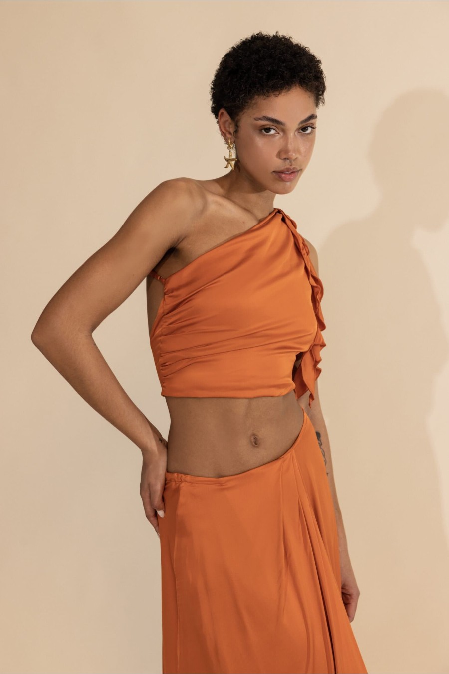 Desire Top Burnt Orange