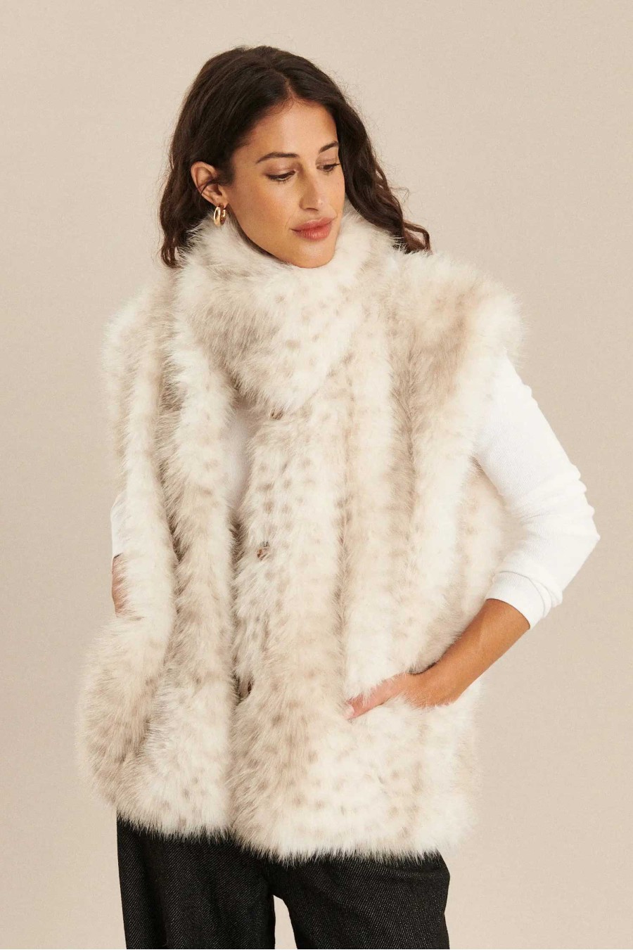 Labdip Bianca Long Faux Fur...