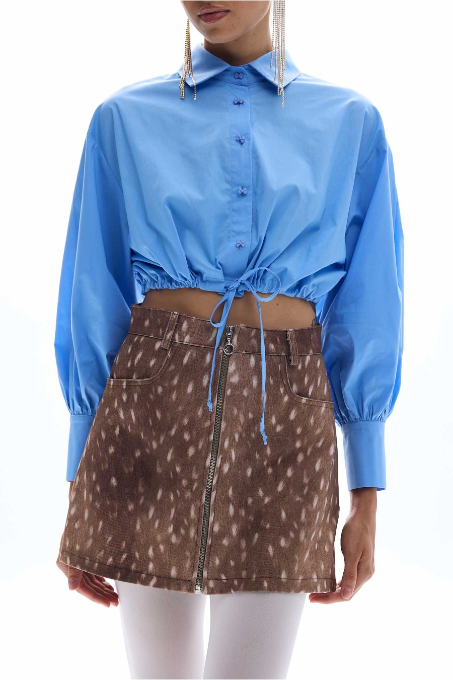 Be A Bee Couture Blue Bow...