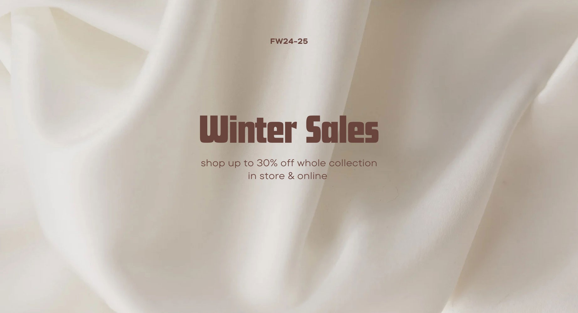 WINTER SALES